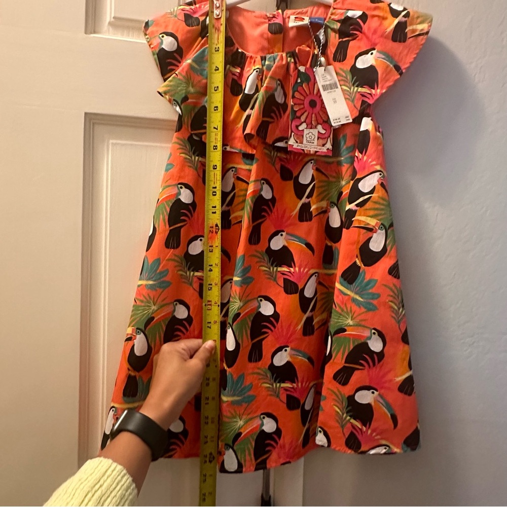 Farm Rio Toucan Dress Size 4T- Mommy Wrap Dress Available - Picture 16 of 16